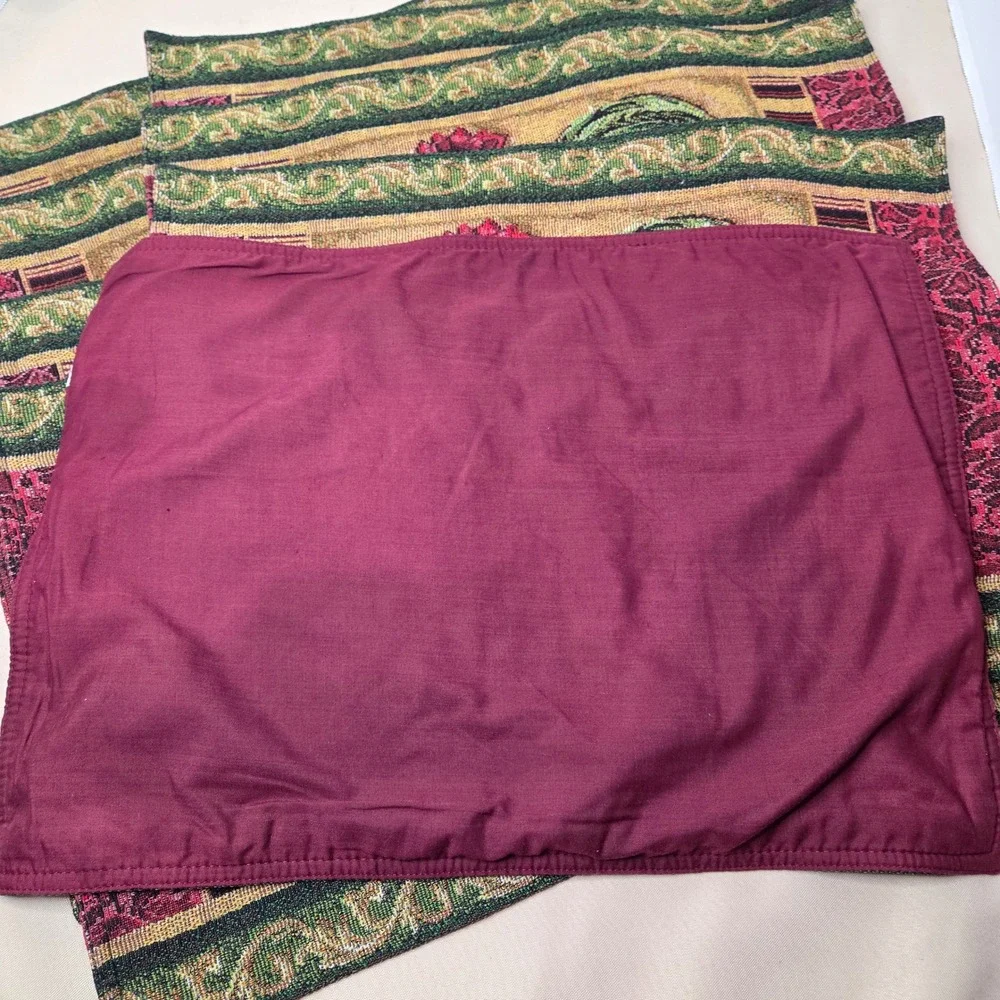 Rooster & Apples‎ Tapestry Placemats (8) Country Farmhouse Kitchen Decor